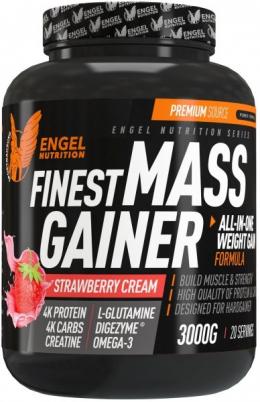 Strawberry Cream - Engel Nutrition Finest Mass Gainer - 3000g Dose Angebot kostenlos vergleichen bei topsport24.com.