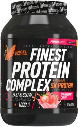 Strawberry Cream - Engel Nutrition Finest Protein Complex - 1000g Dose Angebot kostenlos vergleichen bei topsport24.com.