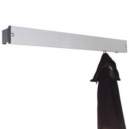 Sypro Garderobenleiste, 1,50 m, Anthrazit (RAL 7016), Nassräume