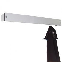 Sypro Garderobenleiste, 1,50 m, Lichtgrau (RAL 7035), Trocken- und Feuchträume