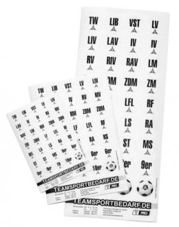 T-PRO Magnet-Sticker-Set - Positionen (Fussball)