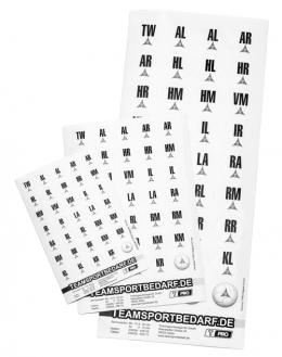 T-PRO Magnet-Sticker-Set - Positionen (Handball)