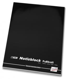 T-PRO Notizblock (40 Blatt) DIN A5 - Fussball