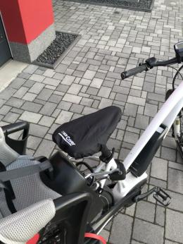 T-PRO Regenschutz für Fahrradsattel - Farbe: Schwarz