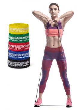 T-PRO Widerstandsband (elastisch) 208 cm - 5 Stärken
