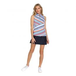 Tail ANGELOU Slv less Golf-Top Damen | malibu stripes XS