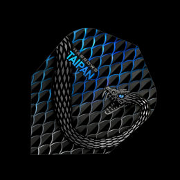 TAIPAN Rigid 100 Micron High Quality Flights AQUA