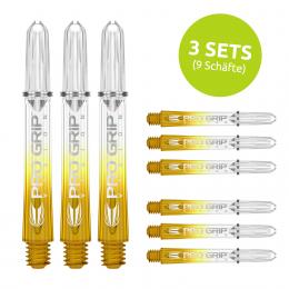 Target Pro Grip Schaft - Vision Yellow / Gelb - 3 Sets Medium 48 mm