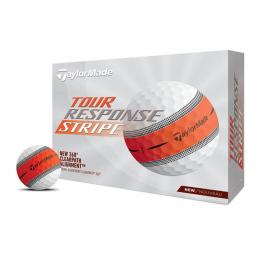 Taylormade Tour Response Stripe Golfball 12 Bälle | Orange