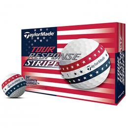 TaylorMade Tour Response Stripe Golfball Limited Edition 12 Bälle weiß