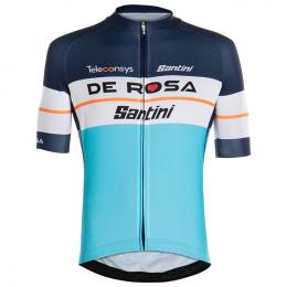 TEAM DE-ROSA SANTINI 2020 Kurzarmtrikot, für Herren, Größe S, Radtrikot, Fahrrad