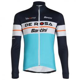 TEAM DE-ROSA SANTINI 2020 Langarmtrikot, für Herren, Größe S, Radtrikot, Fahrrad