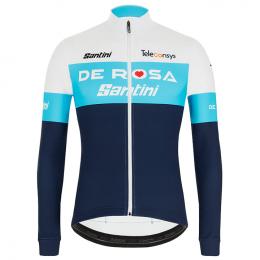 TEAM DE-ROSA SANTINI 2021 Langarmtrikot, für Herren, Größe S, Radtrikot, Fahrrad