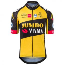 TEAM JUMBO-VISMA 2021 Kurzarmtrikot, für Herren, Größe L, Rennrad Trikot, Radspo