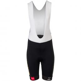 TEAM JUMBO-VISMA 2022 Kinder Trägerhose, Größe M, Radlerhose Kinder, Radbekleidu
