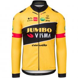 TEAM JUMBO-VISMA 2022 Langarmtrikot, für Herren, Größe L, Rennrad Trikot, Radspo