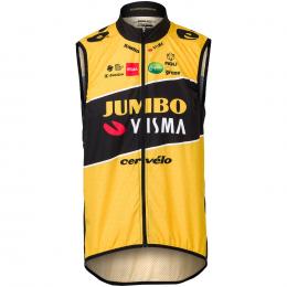 TEAM JUMBO-VISMA 2022 Windweste, für Herren, Größe 3XL, MTB Weste, Rennradbeklei