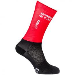 TEAM JUMBO-VISMA Aero La Vuelta 2021 Radsocken, für Herren, Größe L-XL, Radlerso