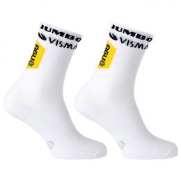 TEAM JUMBO-VISMA light 2022 Radsocken, für Herren, Größe S-M, MTB Socken, Radbek