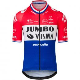 TEAM JUMBO-VISMA Niederländ. Meister 2022 Kurzarmtrikot, für Herren, Größe 3XL,