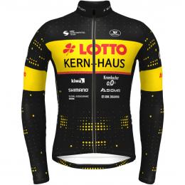 TEAM LOTTO KERN HAUS 2022 Langarmtrikot, für Herren, Größe L, Rennrad Trikot, Ra