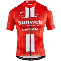 TEAM SUNWEB 2020 Kurzarmtrikot, für Herren, Größe S, Radtrikot, Fahrradbekleidun