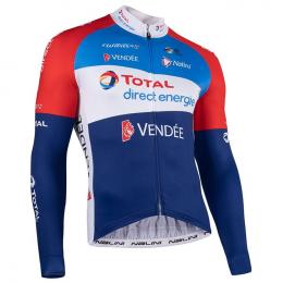 TEAM TOTAL DIRECT ENERGIE 2021 Langarmtrikot, für Herren, Größe 2XL, Radshirt, R