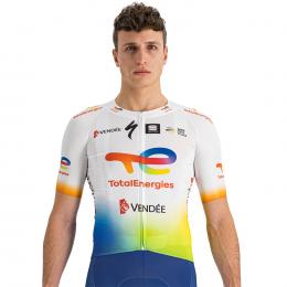 TEAM TOTALENERGIES Pro Bomber 2022 Kurzarmtrikot, für Herren, Größe XL, Rennradt