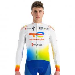 TEAM TOTALENERGIES Pro Race 2022 Langarmtrikot, für Herren, Größe L, Rennrad Tri