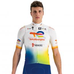 TEAM TOTALENERGIES Pro Race 2022 Windweste, für Herren, Größe XL, Bike Jacke, Ra