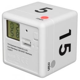 TFA TFA Digitaler Timer „Cube“, Weiß