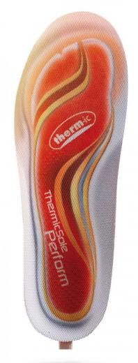 Therm-ic beheizbare Einlegesohle ThermicSole Perform ohne Akku (S = 37.0 - 38.0, silber/grau/rot)