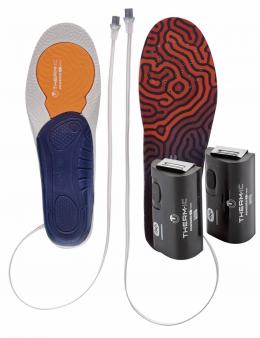 Therm-ic Heat 3D+ C-Pack 1300 Bluetooth Schuhwärmerset (XL = 44.0 - 45.0, schwarz/rot)