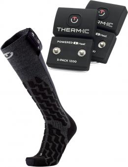 Therm-ic PowerSock Set Heat Fusion Uni+ SPack 1200 (35.0 - 38.0, schwarz)