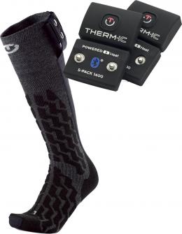 Therm-ic PowerSock Set Heat Fusion Uni+ SPack 1400 BT (35.0 - 38.0, schwarz)