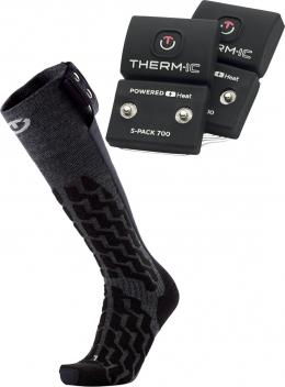 Therm-ic PowerSock Set Heat Fusion Uni+ SPack 700 (42.0 - 44.0, schwarz)