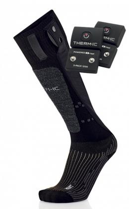 Therm-ic PowerSock Set Heat Uni+ SPack 1200 V2 (39.0 - 41.0, schwarz/grau)