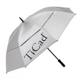 TiCad Windbuster XXL Golf-Schirm silber mit Stift