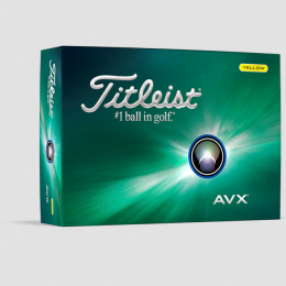 Titleist AVX Golfball Gelb 2024 12 Bälle