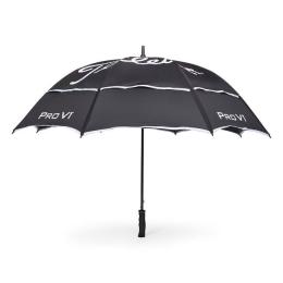 Titleist Tour Double Canopy Regenschirm | schwarz / weiß