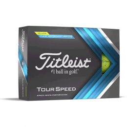 Titleist Tour Speed Golf-Ball Gelb 2022 12 Bälle