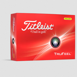 Titleist TruFeel Golf-Ball Gelb 2024 12 Bälle