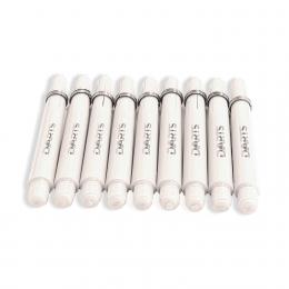 TORSO-X Nylon Darts Schäfte 9 Stück Sparset Intermediate / Weiß