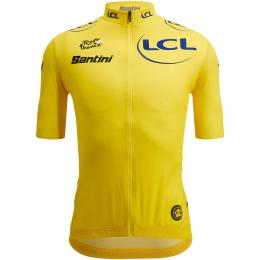 TOUR DE FRANCE Gelbes Trikot 2022 Kurzarmtrikot, für Herren, Größe 2XL, Radshirt