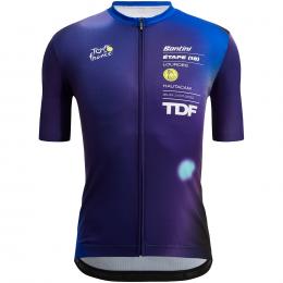 TOUR DE FRANCE Lourdes-Hautacam 2022 Kurzarmtrikot, für Herren, Größe 2XL, Radsh