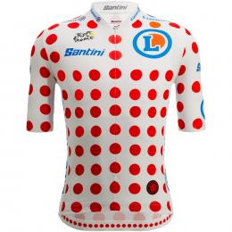 TOUR DE FRANCE Race Bergtrikot 2022 Kurzarmtrikot, für Herren, Größe S, Radtriko