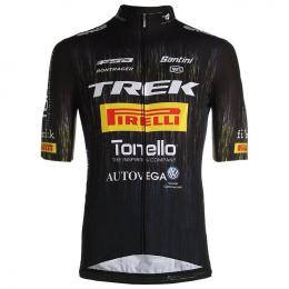 TREK PIRELLI 2021 Kurzarmtrikot, für Herren, Größe L, Rennrad Trikot, Radsportbe