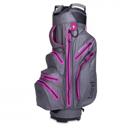 Trendgolf Rainline Pro wasserdicht Cart-Bag grau / pink