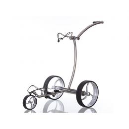 Trendgolf Streaker Edelstahl Elektro-Trolley mit aktiver Bergabfahrbremse (inkl. Zubehör)