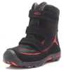 TREZZO WP Black Red wasserdichte Kinder Winterstiefel Schwarz